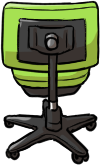 wheel Chair Green